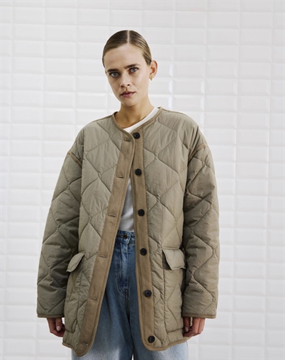 With Black - WBLSandy Quilted Jacke - Light Falcon